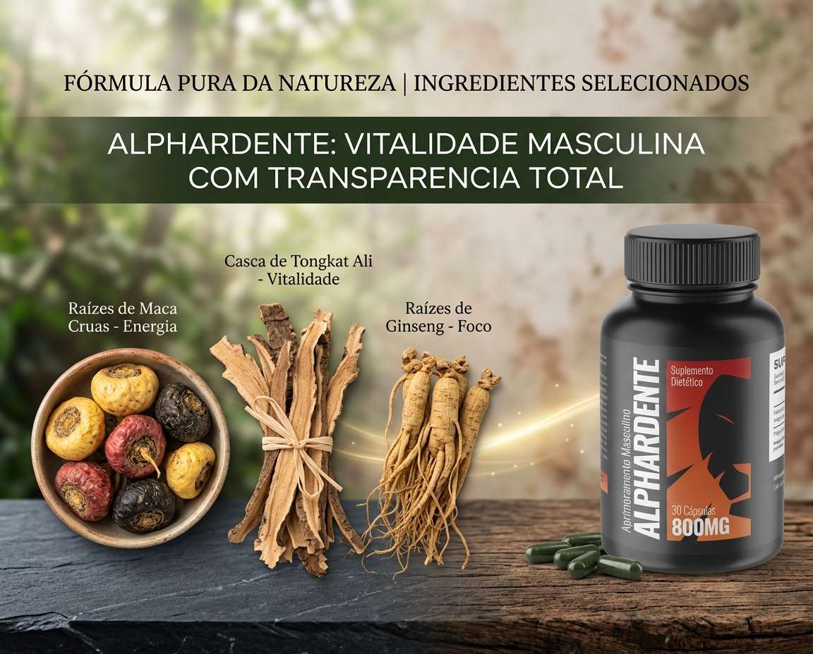 Como funciona o Alphardente Cápsulas — mecanismo de ação dos ingredientes naturais